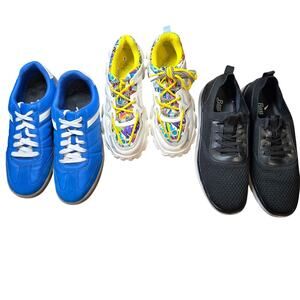 Bass+ More Size 10 Men's Athletic Tennis Sneaker Lot of 3 Pairs Bulk Shoes